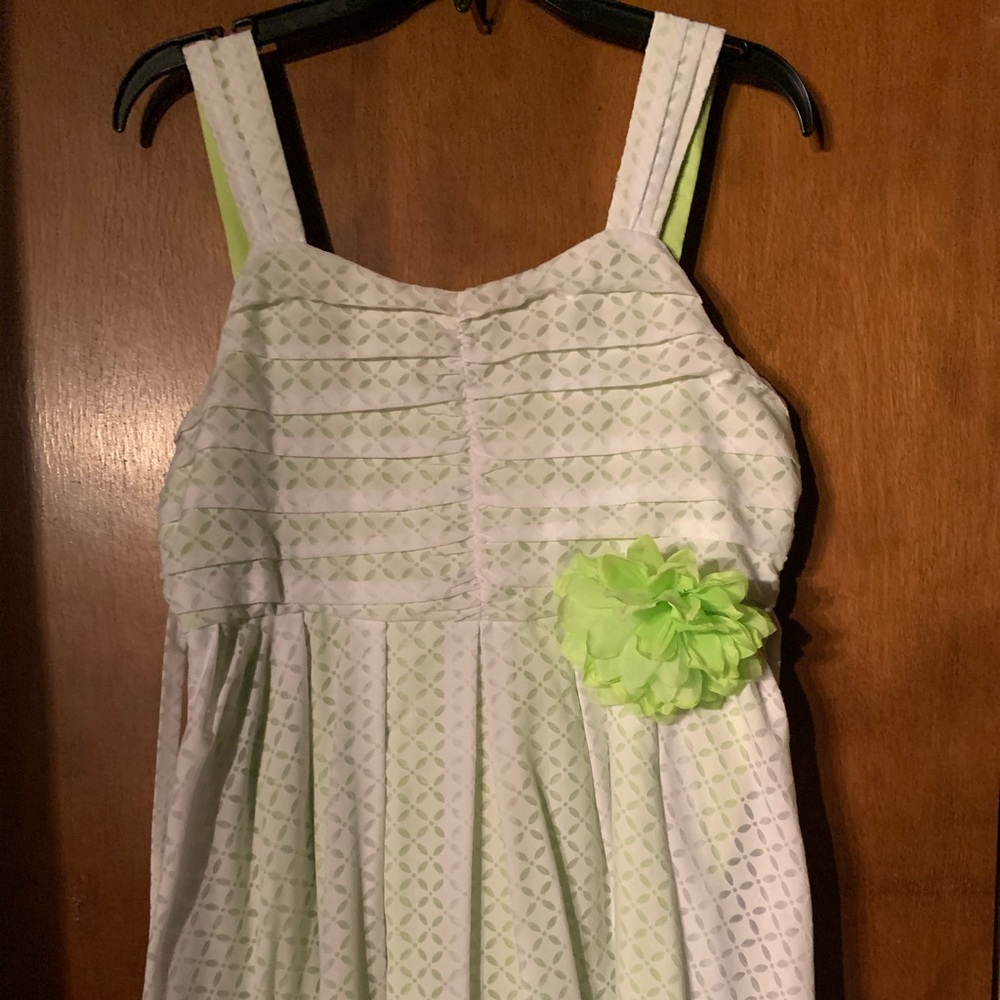 White Floral Dress
